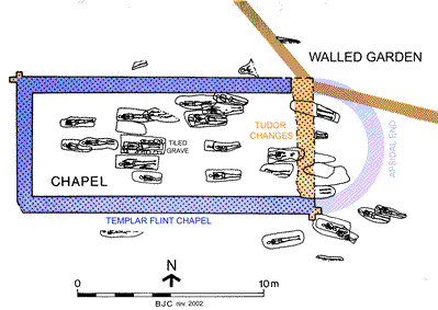 Plan of the chapel.