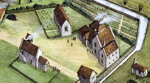 The mediaeval chapel pictured by Frank Gardiner.