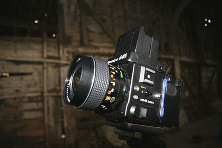 Mamiya 645 medium format camera