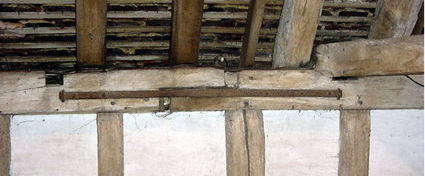 Strap repair across scarf joint