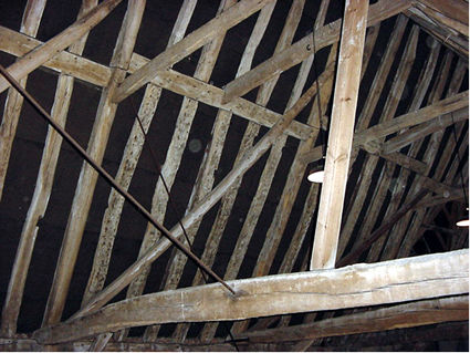Windbraces in the Granary at Cressing Temple