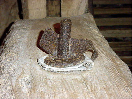 Forelock bolt at Cressing Temple